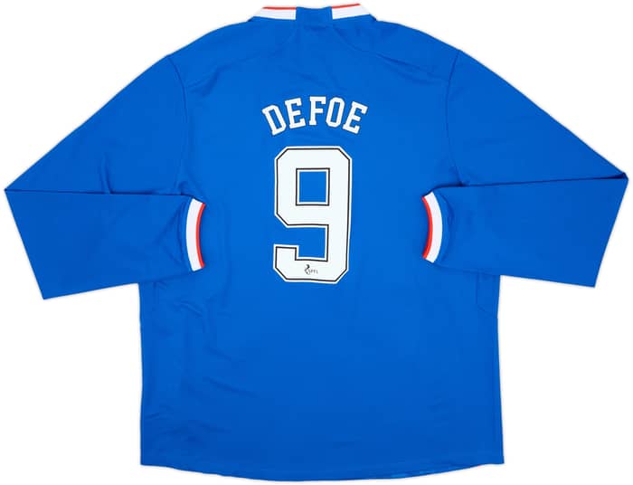 2022-23 Rangers Authentic Home L/S Shirt Defoe #9 (XXL)