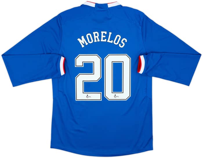 2022-23 Rangers Home L/S Shirt Morelos #20 (M)
