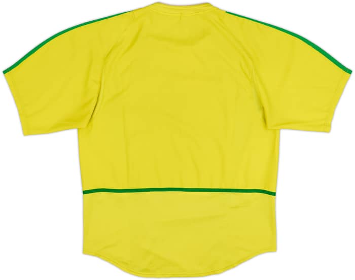 2002-04 Brazil Home Shirt - 4/10 - (L)