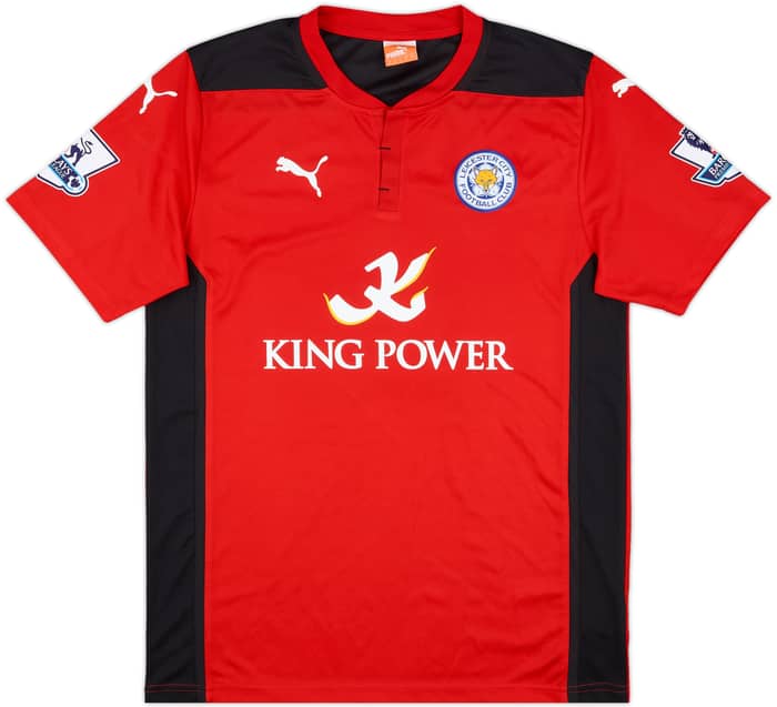 2014-15 Leicester Match Issue Third Shirt Moore #18