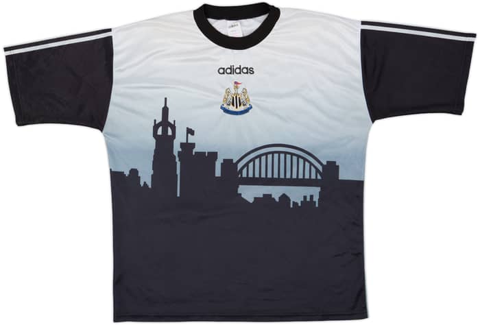 1996-97 Newcastle adidas Training Shirt - 8/10 - (M)
