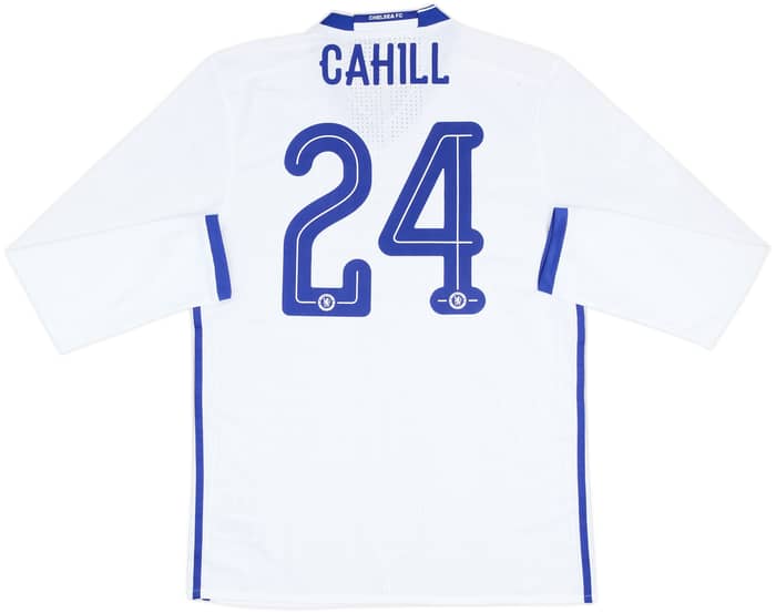 2016-17 Chelsea Player Issue Third L/S Shirt Cahill #24 (L/XL)
