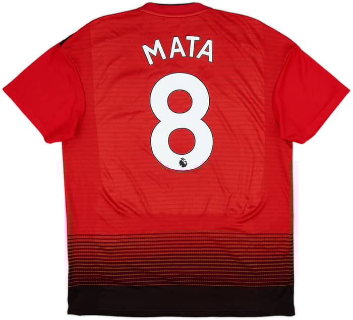 2018-19 Manchester United Home Shirt Mata #8 - 7/10 - (L)