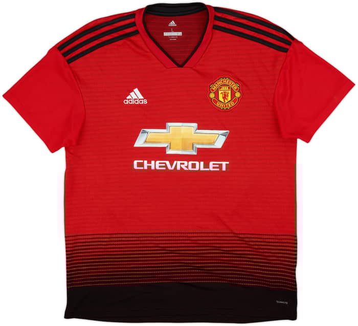 2018-19 Manchester United Home Shirt Mata #8 - 7/10 - (L)