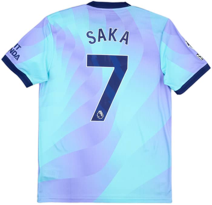 2024-25 Arsenal Match Issue Third Shirt Saka #7
