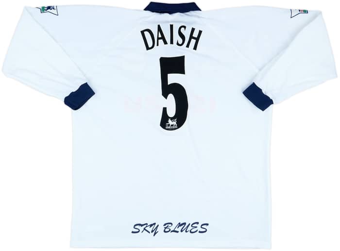 1997-98 Coventry Match Issue Away L/S Shirt Daish #5