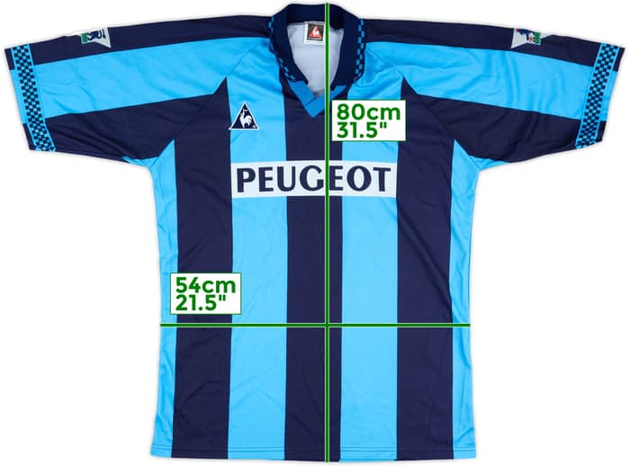 1996-97 Coventry Match Issue Home Shirt #14