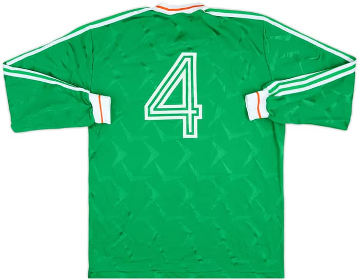 1990 Ireland Match Issue Home L/S Shirt #4