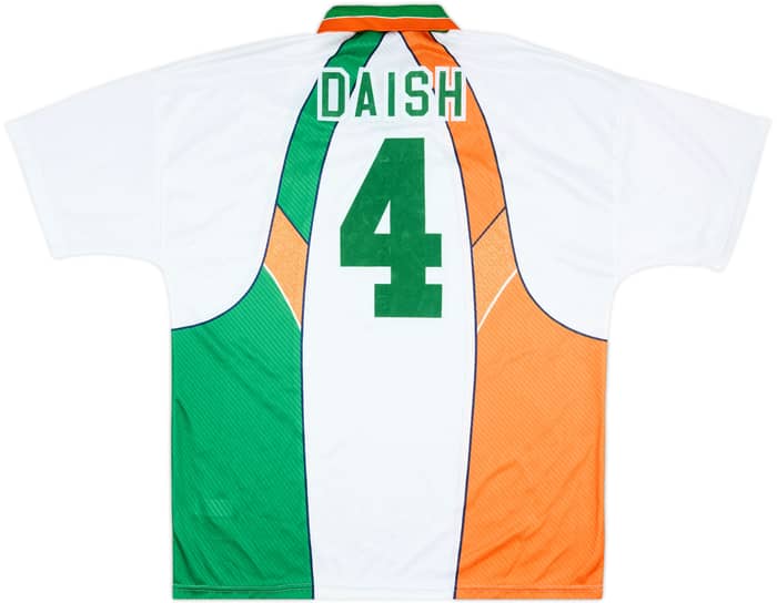 1994-96 Ireland Match Issue Away Shirt Daish #4