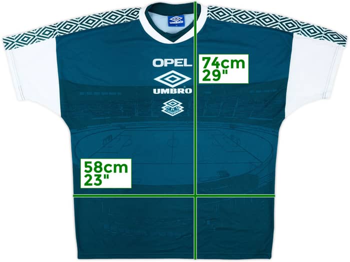 1995-96 Ireland Player Issue Umbro Training Shirt (Daish)