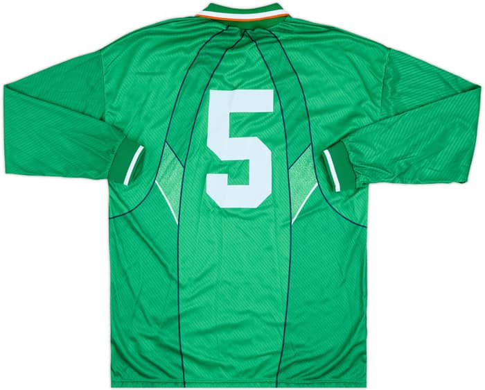 1995 Ireland Match Issue Home L/S Shirt #5