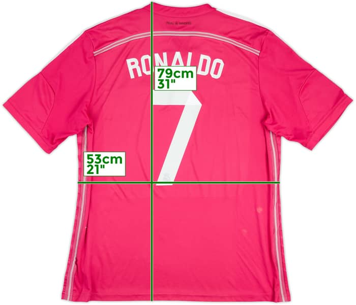 2014-15 Real Madrid Away Shirt Ronaldo #7 - 5/10 - (XL)
