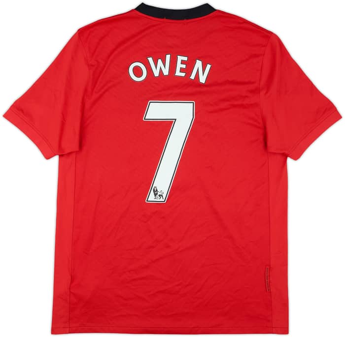 2009-10 Manchester United Home Shirt Owen #7 - 7/10 - (M)