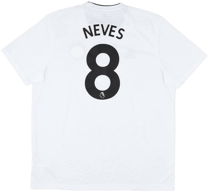 2018-19 Wolves Away Shirt Neves #8 - 10/10 - (XL)