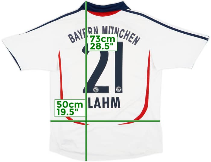 2006-07 Bayern Munich Away Shirt Lahm #21 - 6/10 - (XL)