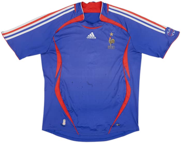 2006-07 Francia Camiseta Local - 4/10 - (L)