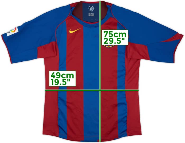 2004-05 Barcelona Camiseta Local Ronaldinho #10 - 9/10 - (M)