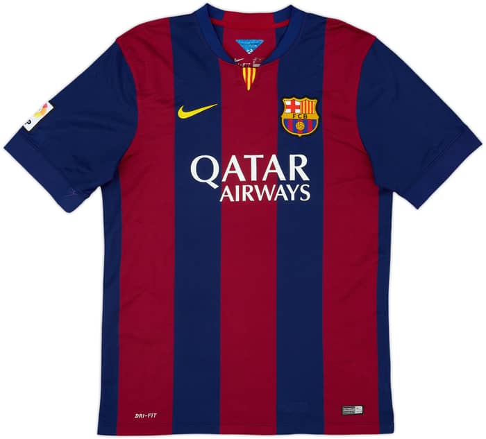 2014-15 Barcelona Home Shirt Neymar Jr #11 - 6/10 - (XL)