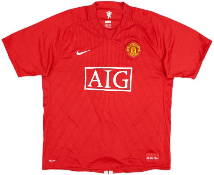 2007-09 Manchester United Home Shirt Ronaldo #7 - 6/10 - (XL)