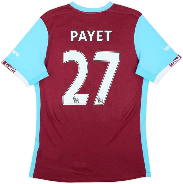 2016-17 West Ham Home Shirt Payet #27 - 9/10 - (M)