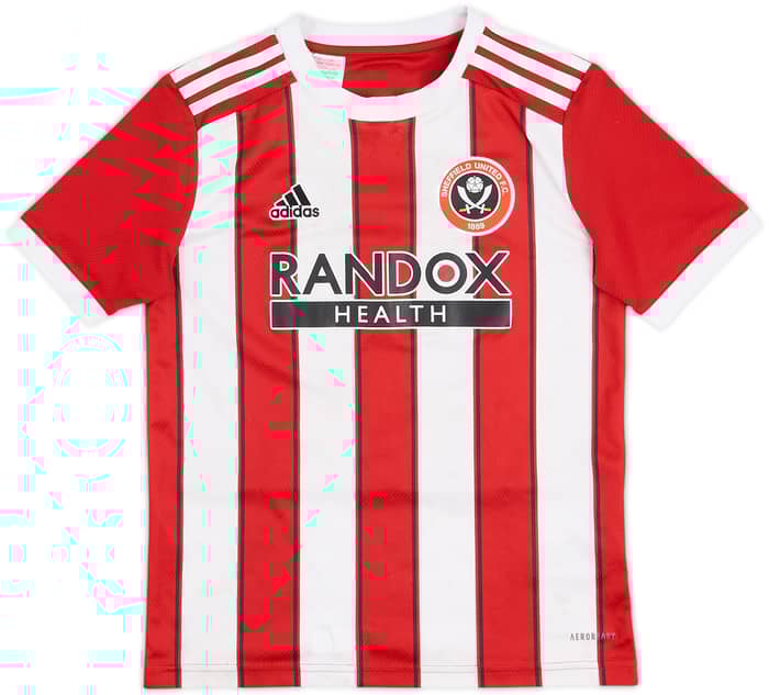 2021-22 Sheffield United Home Shirt - 5/10 - (M.Boys)