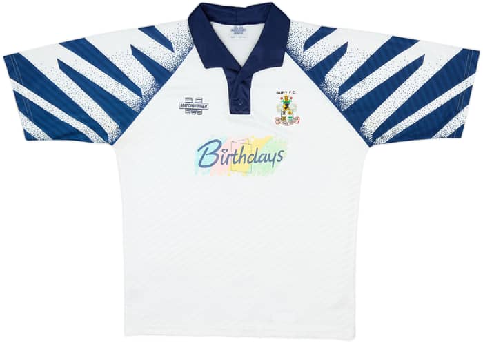 1993-94 Bury Home Shirt - 9/10 - (L)