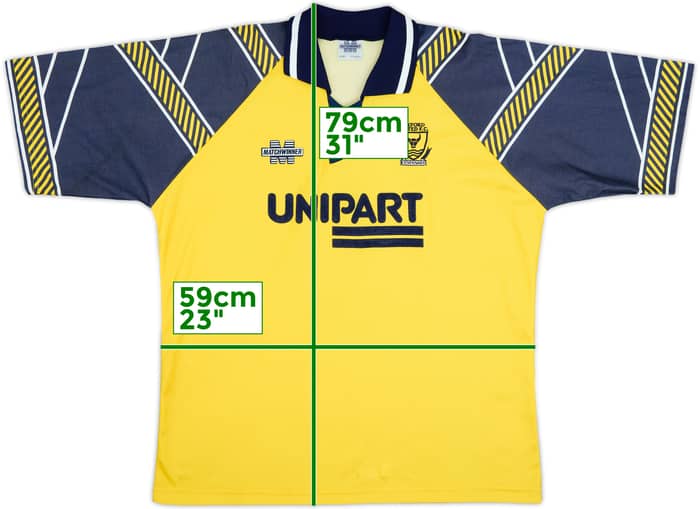 1993-94 Oxford United Home Shirt - 9/10 - (XL)