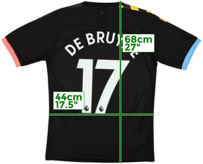 2019-20 Manchester City Away Shirt De Bruyne #17 - 10/10 - (S)