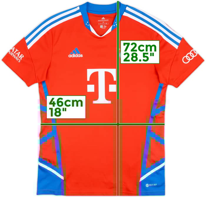 2022-23 Bayern Munich Player Issue adidas Training Shirt - 10/10 - (M)