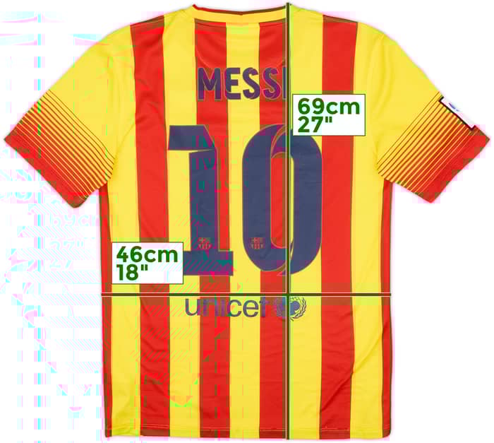 2013-15 Barcelona Away Shirt Messi #10 - 10/10 - (S)
