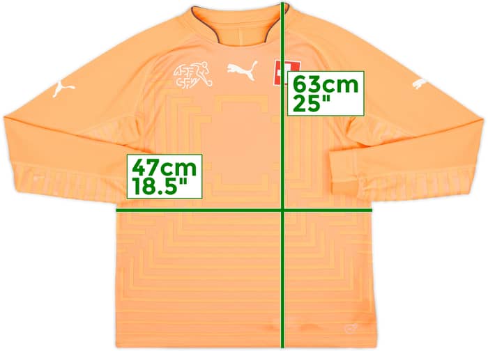 2014-16 Switzerland GK Shirt - 6/10 - (XL.Boys)