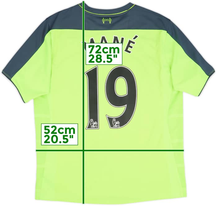 2016-17 Liverpool Third Shirt Mane #19 - 6/10 - (L)