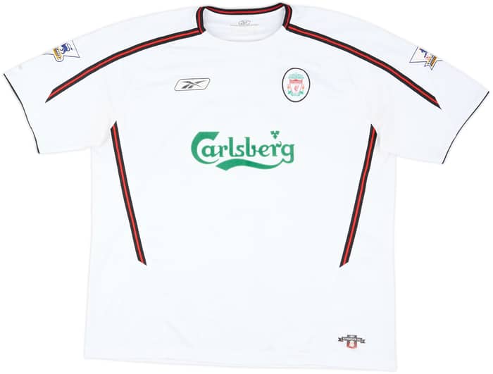 2003-04 Liverpool Away Shirt Gerrard #17 - 8/10 - (XXL)