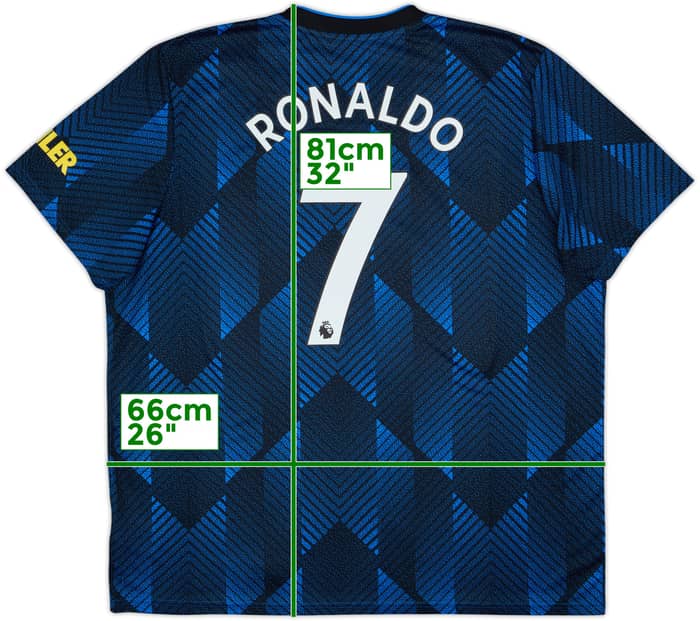 2021-22 Manchester United Third Shirt Ronaldo #7 - 10/10 - (XXL)