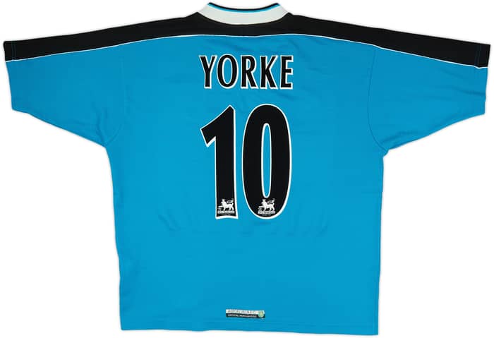 1998-99 Aston Villa Away Shirt Yorke #10 - 7/10 - (M)