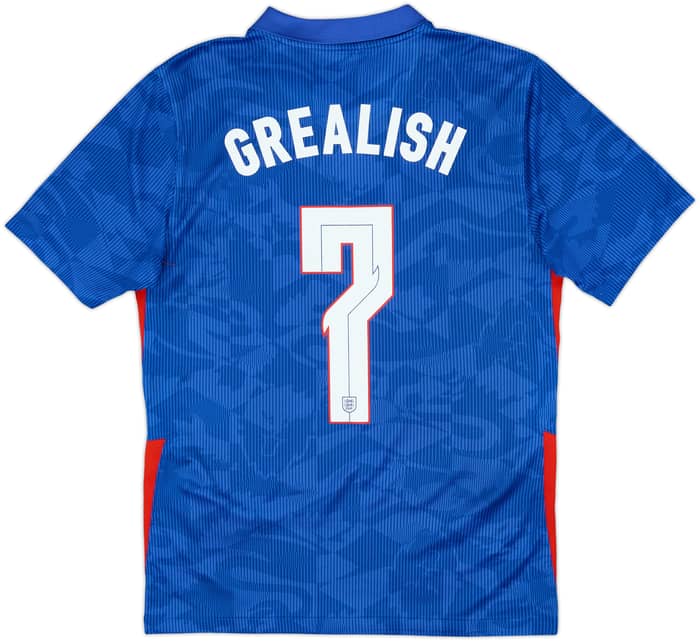 2020-21 England Away Shirt Grealish #7 - 10/10 - (S)
