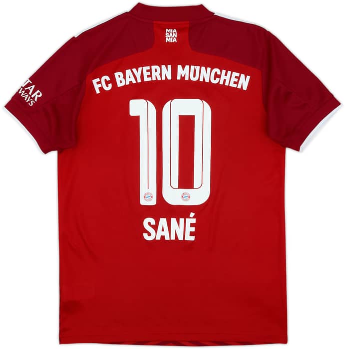 2021-22 Bayern Munich Home Shirt Sane #10 - 8/10 - (S)
