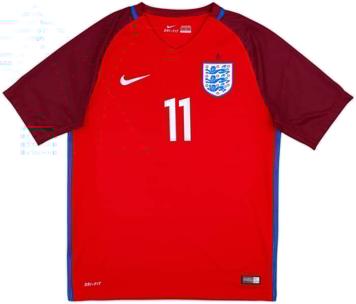 2016-17 England Away Shirt Vardy #11 - 10/10 - (M)