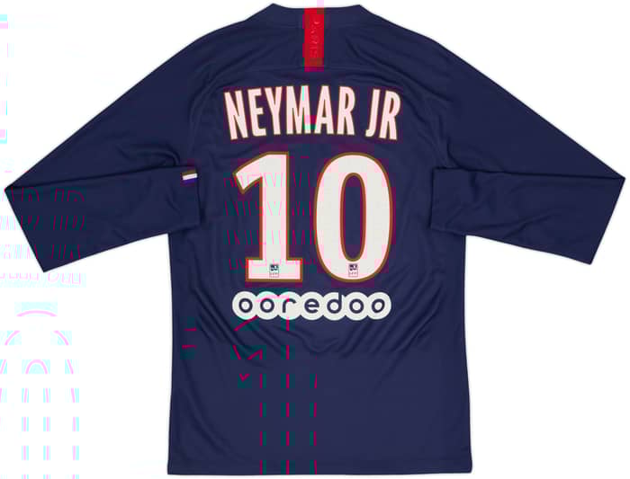 2019-20 Paris Saint-Germain Home L/S Shirt Neymar Jr #10 - 6/10 - (S)