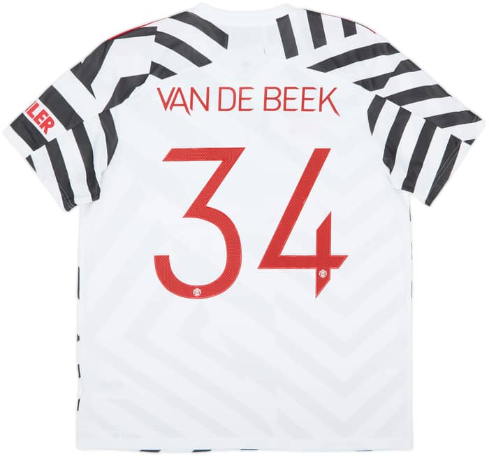 2020-21 Manchester United Third Shirt van de Beek #34 (XL)