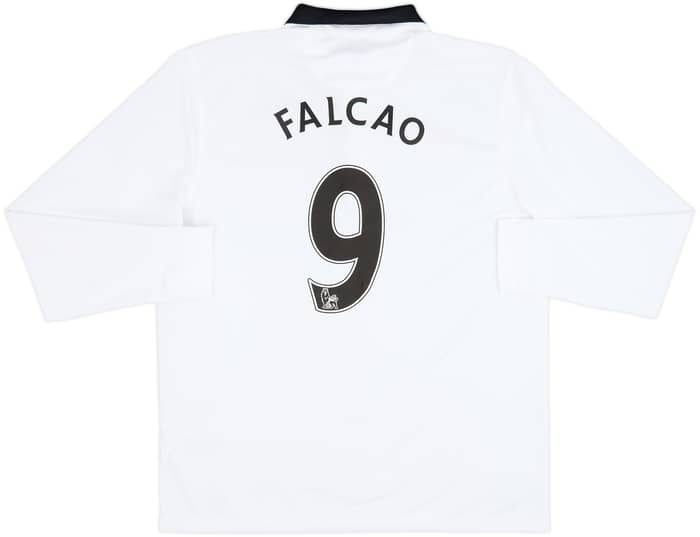 Camiseta de visitante de manga larga del Manchester United 2014-15 Falcao #9 - 7/10 - (XL)