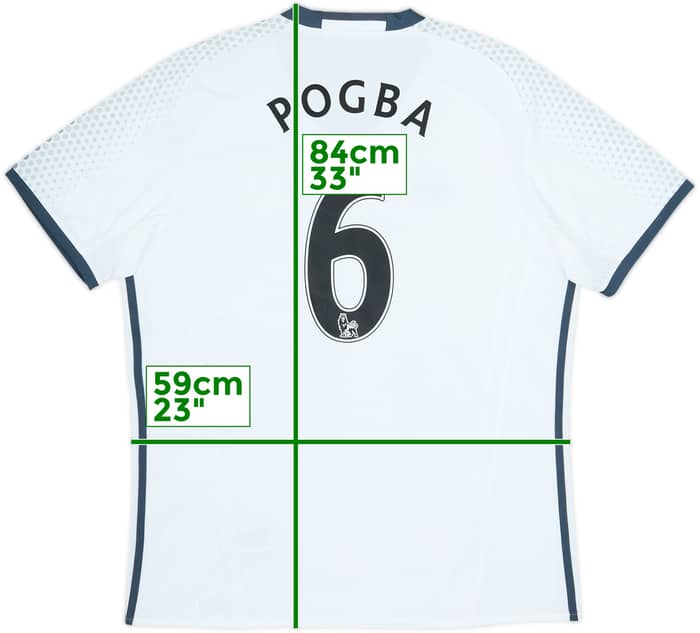 2016-17 Manchester United Third Shirt Pogba #6 - 10/10 - (XL)