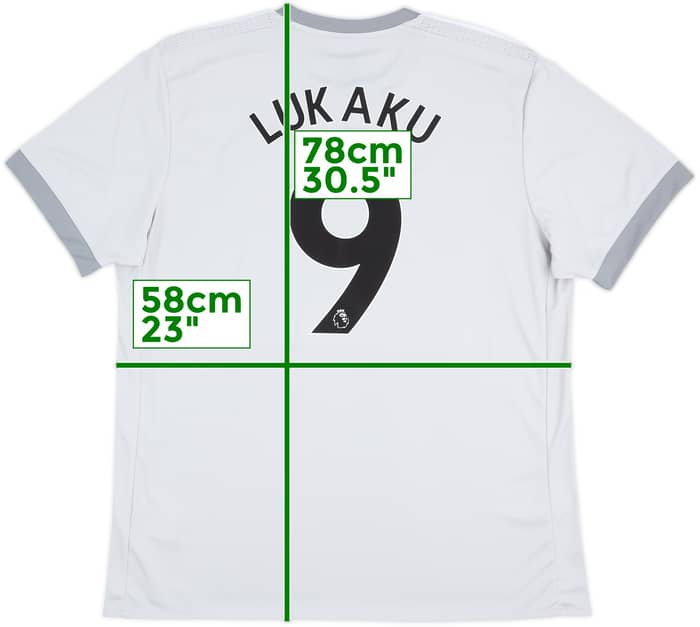 2017-18 Manchester United Third Shirt Lukaku #9 - 9/10 - (XL)