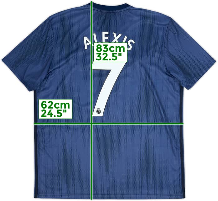 2018-19 Manchester United Third Shirt Alexis #7 - 8/10 - (XL)