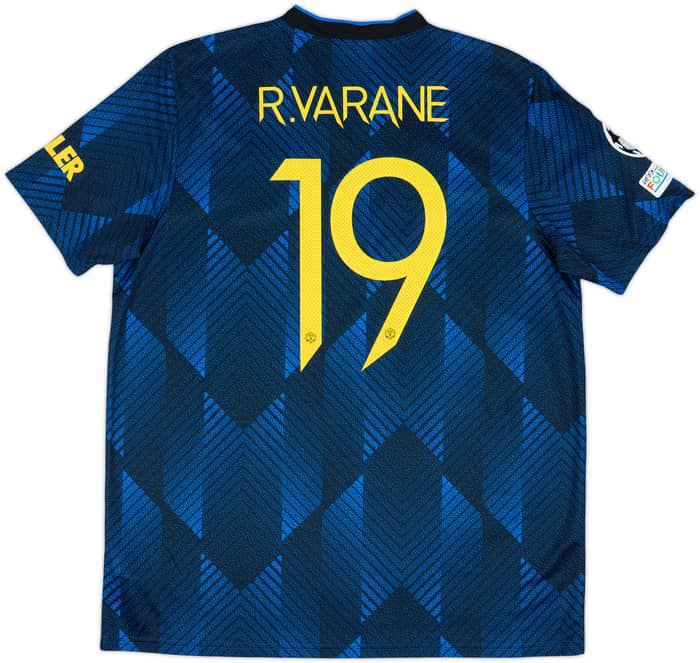 2021-22 Manchester United Third Shirt R.Varane #19 - 10/10 - (XL)