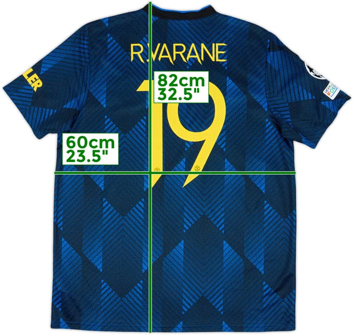 2021-22 Manchester United Third Shirt R.Varane #19 - 10/10 - (XL)