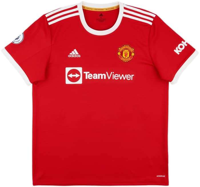 2021-22 Manchester United Home Shirt Sancho #25 - 8/10 - (XL)