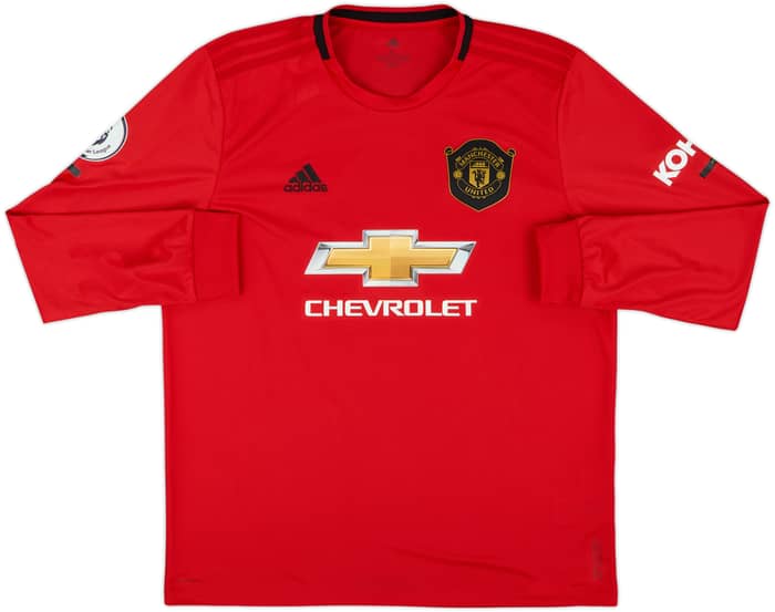 2019-20 Manchester United Home L/S Shirt Lindelof #2 - 10/10 - (XL)