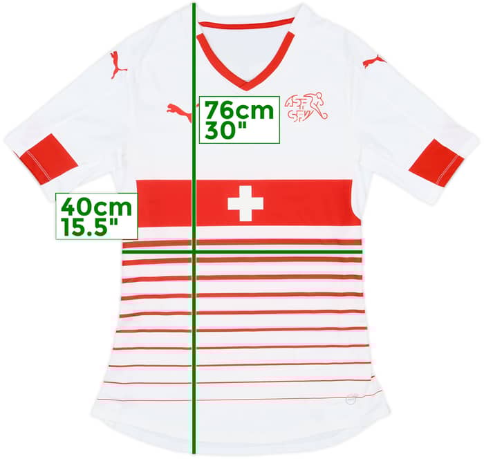 2016-17 Switzerland Authentic (ACTV Fit) Away Shirt - 6/10 - (L)
