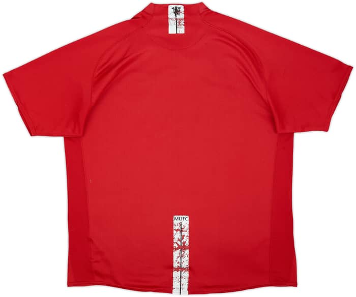 2007-09 Manchester United Home Shirt - 4/10 - (XL)